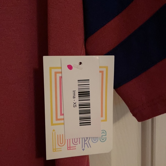 LuLaRoe Irma jersey style top - Picture 2 of 3